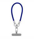 Cordon universel en corde tressée polyester bleu
