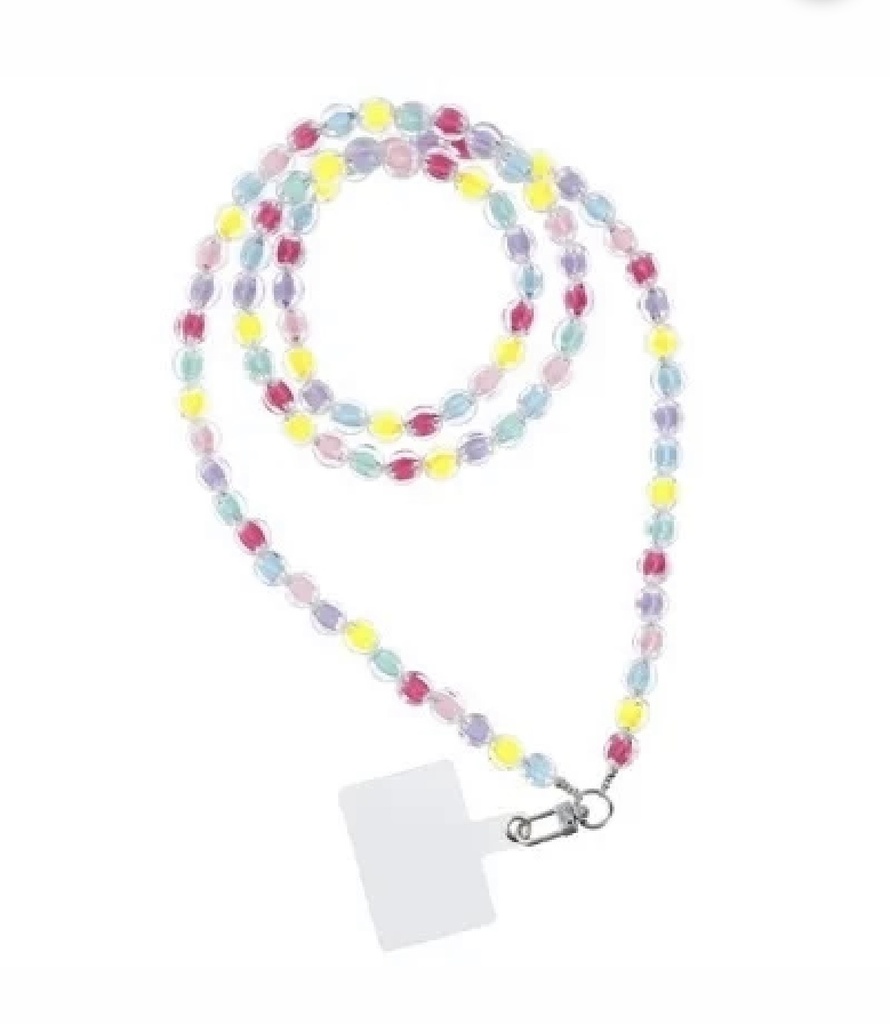 Cordon universel en nylon tressé 120 cm (boucle poignet 60 cm) multicolor