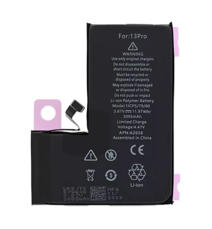 [AR0023505] Batterie de qualité supérieure (puce TI) iPhone 13 Pro