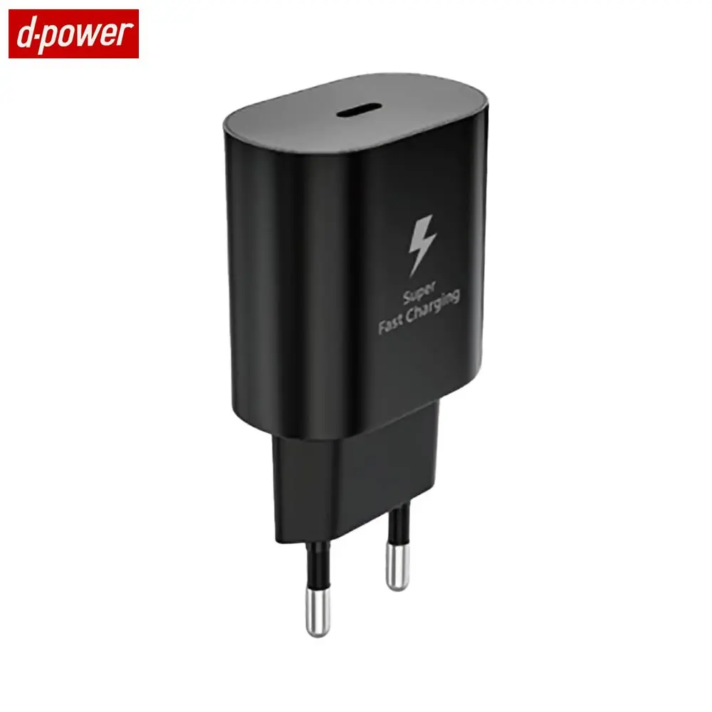 Chargeur secteur USB-C d-power J8544B 25W Noir