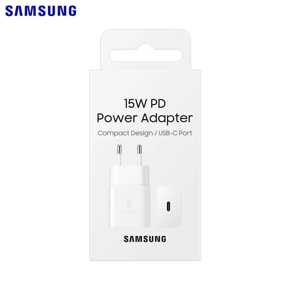 Chargeur secteur USB-C Samsung  15W 2A Blanc
